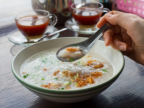 a bowl of porridge 